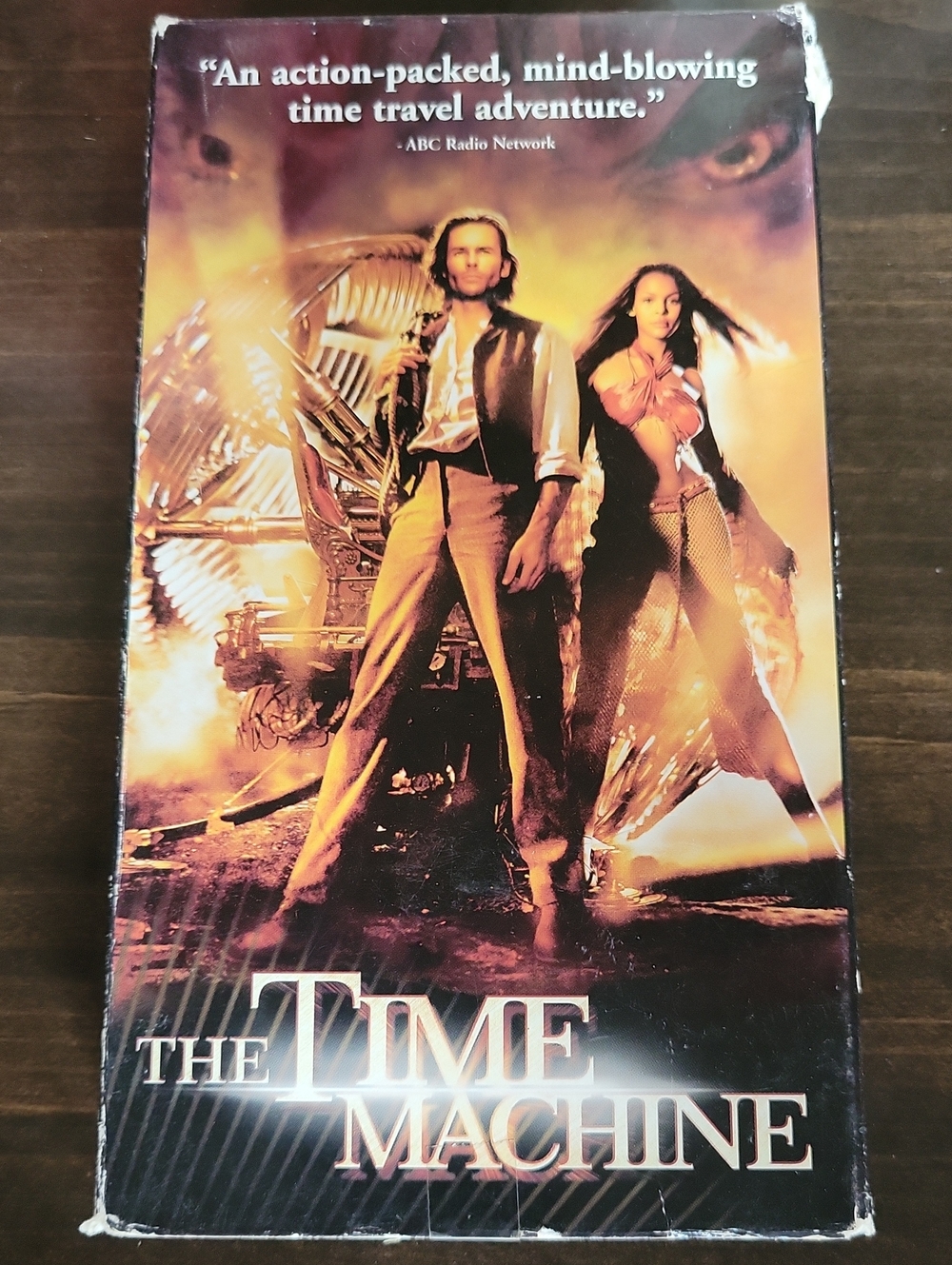 The Time Machine Movie VHS - Gold & Black Cover Art